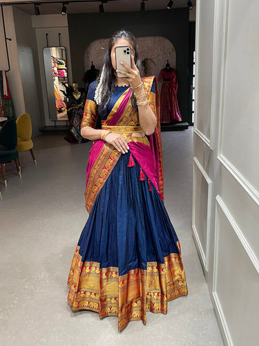 फक्त १- २ वेळा घालण्यासाठी कशाला महागडा लेहेंगा घेता? बघा लेहेंग्यासारखी  साडी नेसण्याची मस्त आयडिया - Marathi News | Saree draping tips, how to wear  saree in lehenga ...